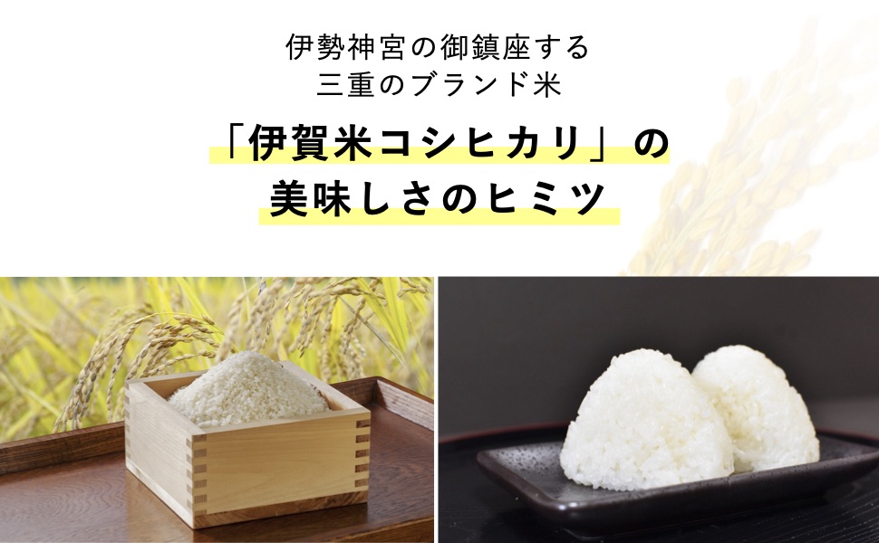進さんの伊賀米コシヒカリ | 特A受賞の三重県のブランド米
